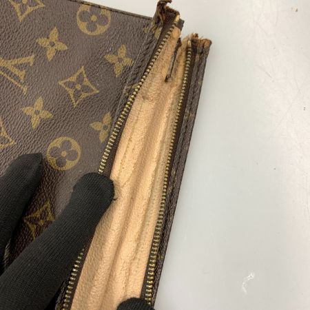  LOUIS VUITTON ルイヴィトン モノグラム ポッシュ トワレット26 ポーチ クラッチバッグ M47542 ブラウン