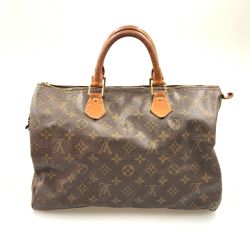 〇〇 LOUIS VUITTON ルイヴィトン モノグラム スピーディ35 ハンドバッグ ミニボストンバッグ M41524 ブラウン 現状渡し Dランク