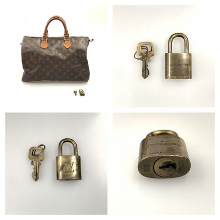  LOUIS VUITTON ルイヴィトン モノグラム スピーディ35 ハンドバッグ ミニボストンバッグ M41524 ブラウン 現状渡し