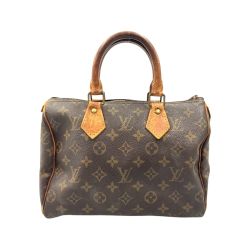 〇〇 LOUIS VUITTON ルイヴィトン モノグラム スピーディ25 ハンドバッグ M41109 ブラウン 現状渡し Dランク