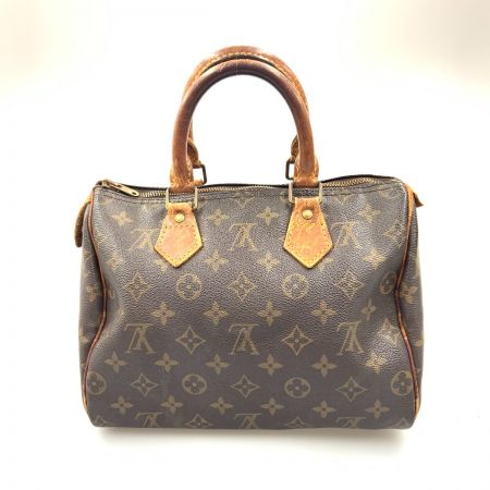  LOUIS VUITTON ルイヴィトン モノグラム スピーディ25 ハンドバッグ M41109 ブラウン 現状渡し