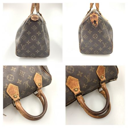  LOUIS VUITTON ルイヴィトン モノグラム スピーディ25 ハンドバッグ M41109 ブラウン 現状渡し