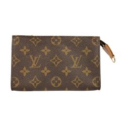 〇〇 LOUIS VUITTON ルイヴィトン モノグラム バケットPM ポーチ のみ   M42238 ブラウン Dランク