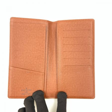  LOUIS VUITTON ルイヴィトン モノグラム ポルト バルール カルト クレディ 二つ折り長札入れ 財布 M61823 ブラウン