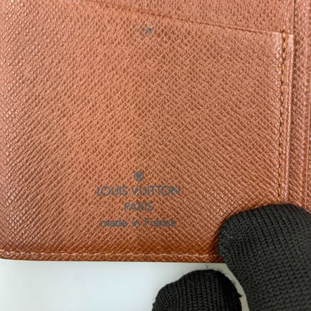  LOUIS VUITTON ルイヴィトン モノグラム ポルト バルール カルト クレディ 二つ折り長札入れ 財布 M61823 ブラウン
