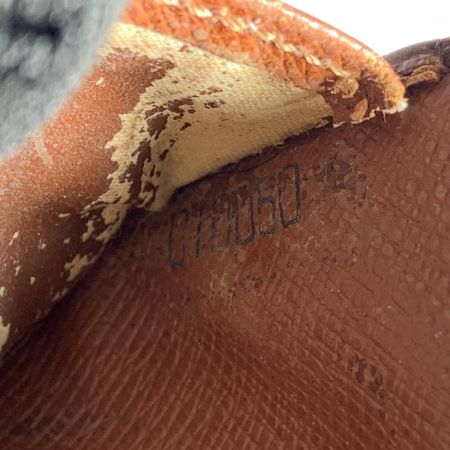  LOUIS VUITTON ルイヴィトン モノグラム コンパクト ジップ 二つ折り短財布 M61667 ブラウン