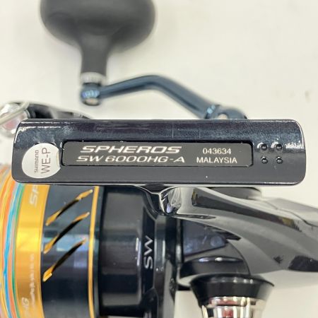  SHIMANO シマノ SPHEROS 21スフェロス SW6000HG 043634 スピニングリール