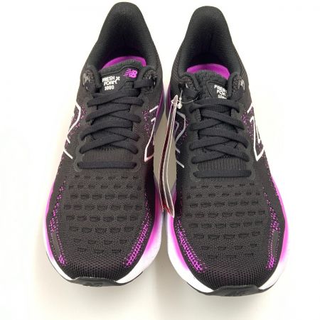  NEW BALANCE ニュー・バランス ランニングシューズ 24.5cm W108012J ブラック x ピンク