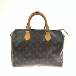 〇〇 LOUIS VUITTON ルイヴィトン モノグラム スピーディ30 ハンドバッグ M41526 ブラウン Bランク