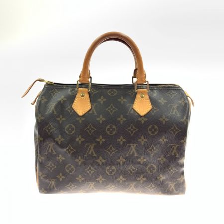  LOUIS VUITTON ルイヴィトン モノグラム スピーディ30 ハンドバッグ M41526 ブラウン