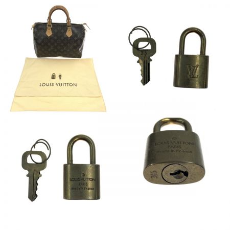  LOUIS VUITTON ルイヴィトン モノグラム スピーディ30 ハンドバッグ M41526 ブラウン