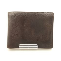 〇〇 PRADA プラダ レザー 二つ折り財布 2MO002  ブラウン Bランク