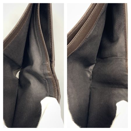  PRADA プラダ レザー 二つ折り財布 2MO002  ブラウン