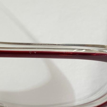  Calvin Klein カルバンクライン めがね アイウェア 度入り レッド 現状渡し