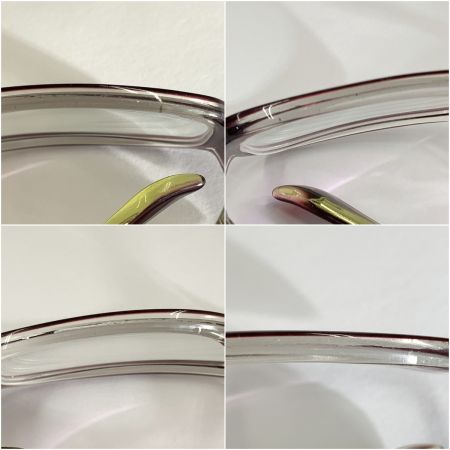  Calvin Klein カルバンクライン めがね アイウェア 度入り レッド 現状渡し