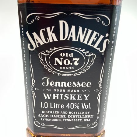  JACK DANIEL'S ジャックダニエル ブラックラベル オールド No.7 テネシー ウイスキー 1000ml 40% 未開栓