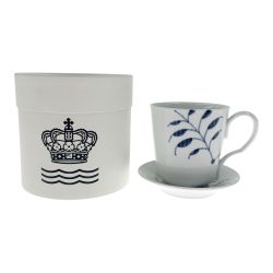 〇〇 ROYAL COPENHAGEN ロイヤル・コペンハーゲン ブルーフルテッド メガ カップ&ソーサー S 280ml  ブルー Aランク