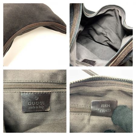  GUCCI グッチ ワンショルダー ショルダーバッグ  01234  203419 ブラウン