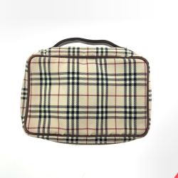 〇〇 BURBERRY バーバリー チェック柄 ポーチ ミニバッグ Bランク