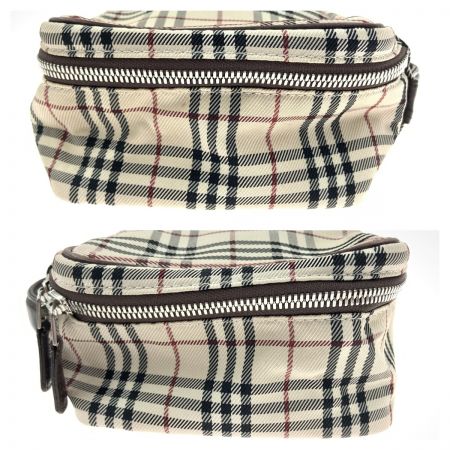  BURBERRY バーバリー チェック柄 ポーチ ミニバッグ