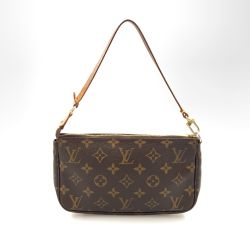 〇〇 LOUIS VUITTON ルイヴィトン モノグラム ポシェット アクセソワール アクセサリーポーチ M51980 ブラウン Bランク