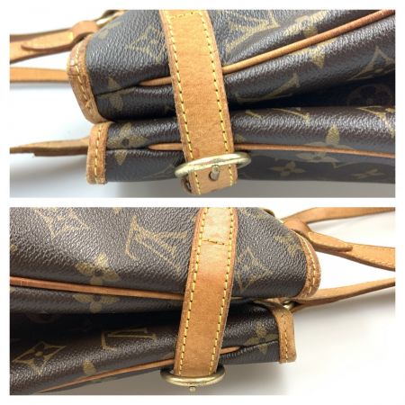  LOUIS VUITTON ルイヴィトン モノグラム バティニョール オリゾンタル ショルダーバッグ M51154 ブラウン