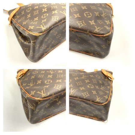  LOUIS VUITTON ルイヴィトン モノグラム バティニョール オリゾンタル ショルダーバッグ M51154 ブラウン