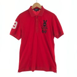 〇〇 PEARLY GATES パーリーゲイツ ゴルフウエア メンズ 半袖ポロシャツ サイズ5 053-262648 66-05 レッド Bランク