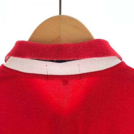  PEARLY GATES パーリーゲイツ ゴルフウエア メンズ 半袖ポロシャツ サイズ5 053-262648 66-05 レッド