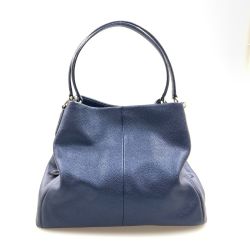 〇〇 COACH コーチ トートバッグ F55516 ネイビー Bランク