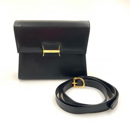  Salvatore Ferragamo サルヴァトーレフェラガモ 2way ショルダーバッグ クラッチバッグ　 L21 5714 ブラック