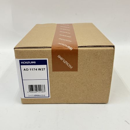  KOIZUMI コイズミ LED ダウンライト 拡散型 AD1174W27 未開封品 