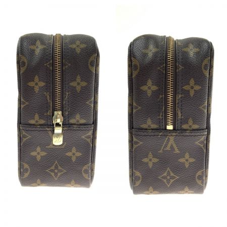  LOUIS VUITTON ルイヴィトン モノグラム トゥルース トワレット28 化粧 ポーチ M47522 ブラウン 現状渡し