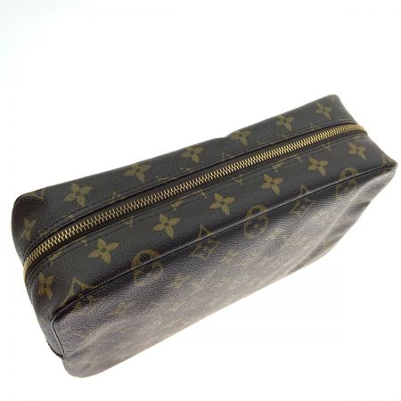  LOUIS VUITTON ルイヴィトン モノグラム トゥルース トワレット28 化粧 ポーチ M47522 ブラウン 現状渡し