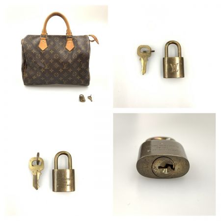  LOUIS VUITTON ルイヴィトン モノグラム スピーディ30 ハンドバッグ ミニボストンバッグ M41526 ブラウン