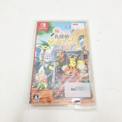 〇〇 Nintendo ニンテンドウ Switch ゲームソフト 帰ってきた名探偵ピカチュウ 未使用品 Nランク