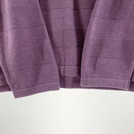  BURBERRY BLACK LABEL バーバリーブラックレーベル メンズ Vネックニット サイズ3 BMT92-101-34 バイオレット