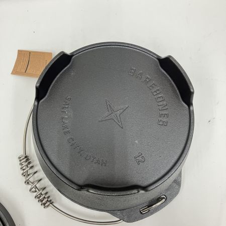  BAREBONES ダッチオーブン 12インチ アウトドア BBQ用品 未使用品