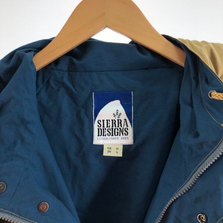  SIERRA DESIGNS シエラデザイン メンズ マウンテンパーカー サイズL ベージュ×ネイビー