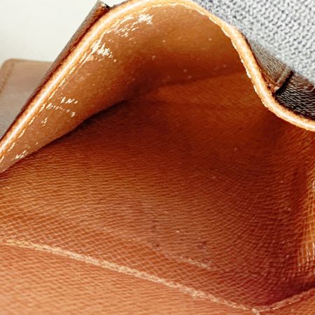  LOUIS VUITTON ルイヴィトン モノグラム ポルト ビエ 10 カルト クレディ 二つ折り短財布 M60883 ブラウン
