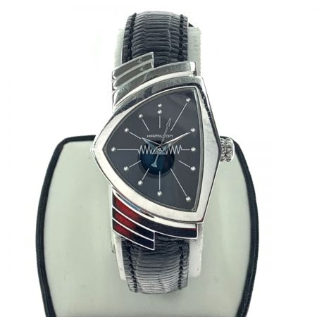  HAMILTON ハミルトン ベンチュラ クォーツ H242112 ブラック x シルバー