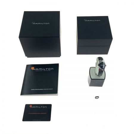  HAMILTON ハミルトン ベンチュラ クォーツ H242112 ブラック x シルバー