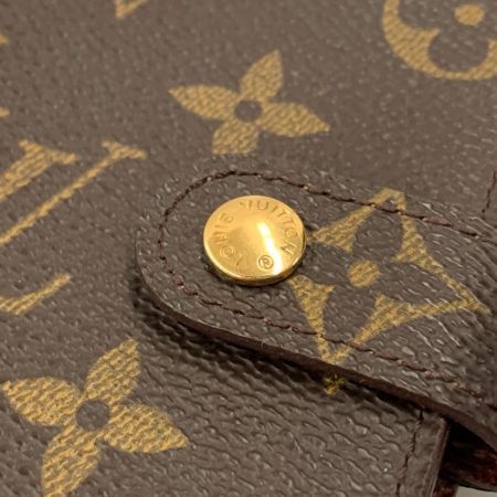  LOUIS VUITTON ルイヴィトン モノグラム アジェンダ PM 手帳カバー  R20005 ブラウン