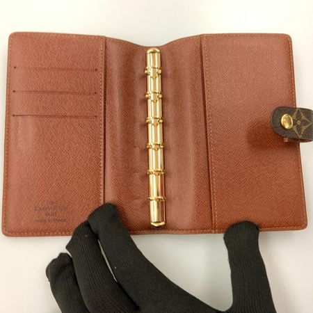  LOUIS VUITTON ルイヴィトン モノグラム アジェンダ PM 手帳カバー  R20005 ブラウン