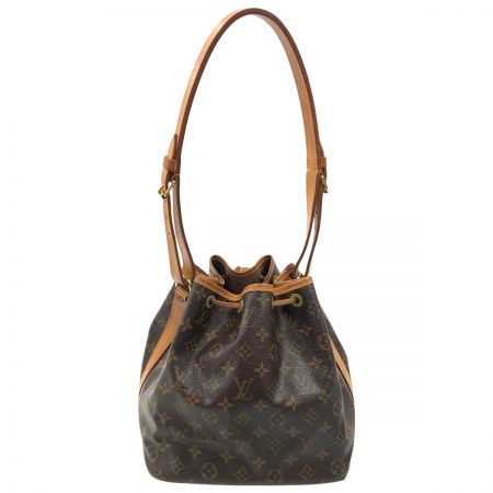 LOUIS VUITTON ルイヴィトン モノグラム プチ ノエ ショルダーバッグ M42226 ブラウン