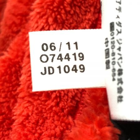  adidas アディダス メンズ フリースジャケット サイズM ZS057 オレンジ