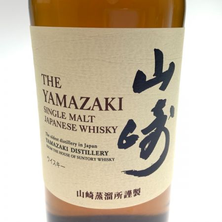 【北海道内限定発送】 YAMAZAKI 山崎/サントリー ノンヴィンテージ シングルモルト ウイスキー 43度 700ml  未開栓