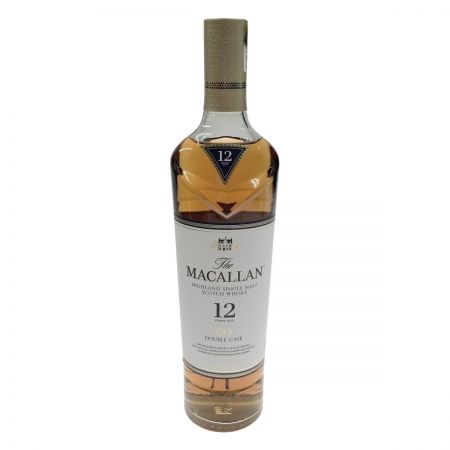  The MACALLAN マッカラン 12年 DOUBLE CASK ハイランド シングルモルト スコッチ ウイスキー 700ml 40% 未開栓