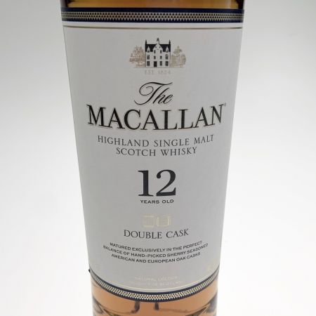  The MACALLAN マッカラン 12年 DOUBLE CASK ハイランド シングルモルト スコッチ ウイスキー 700ml 40% 未開栓