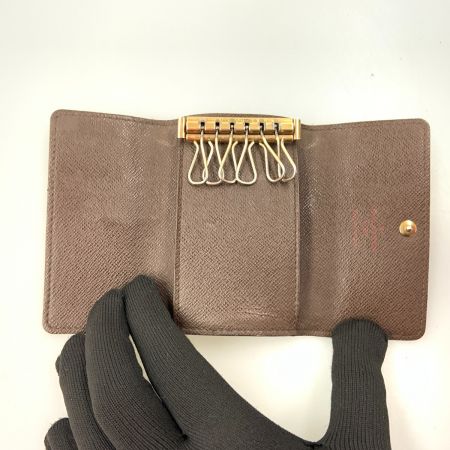  LOUIS VUITTON ルイヴィトン ダミエ ミュルティクレ6 6連キーケース N62630 ブラウン